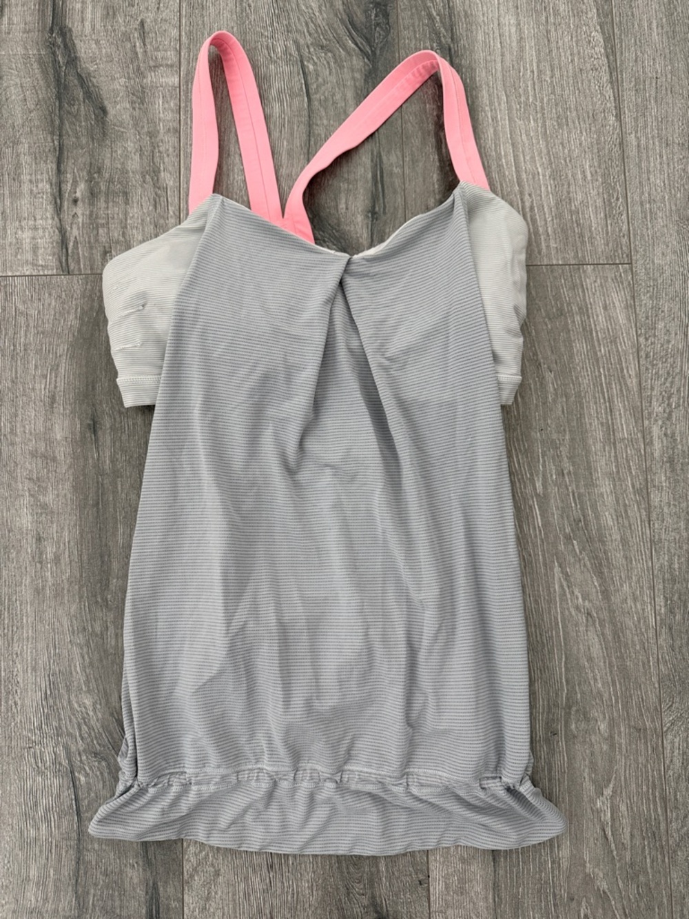 lululemon Light Gray Tank with built in Bra